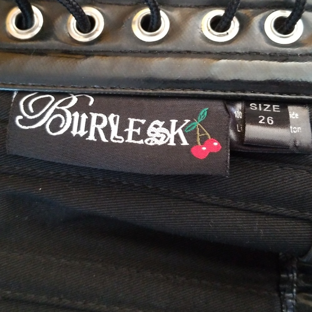 Heavy corset, vinyl corset, size 26